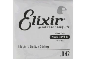 Elixir Wound Single 042 Tek Tel - Elektro Gitar Tek Tel