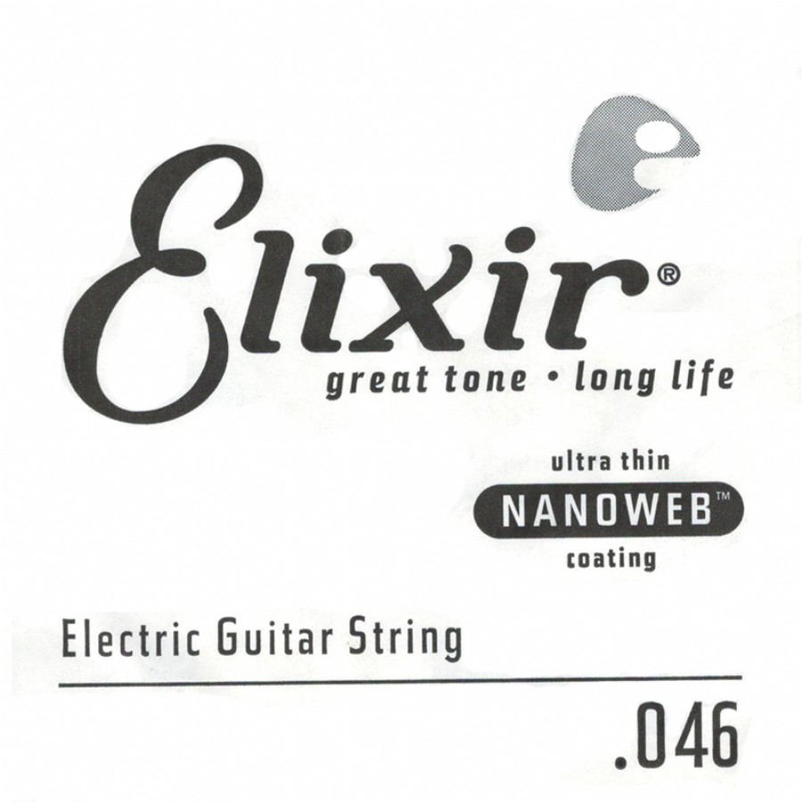 Elixir Wound Single 046 Tek Tel Elektro Gitar Tek Tel