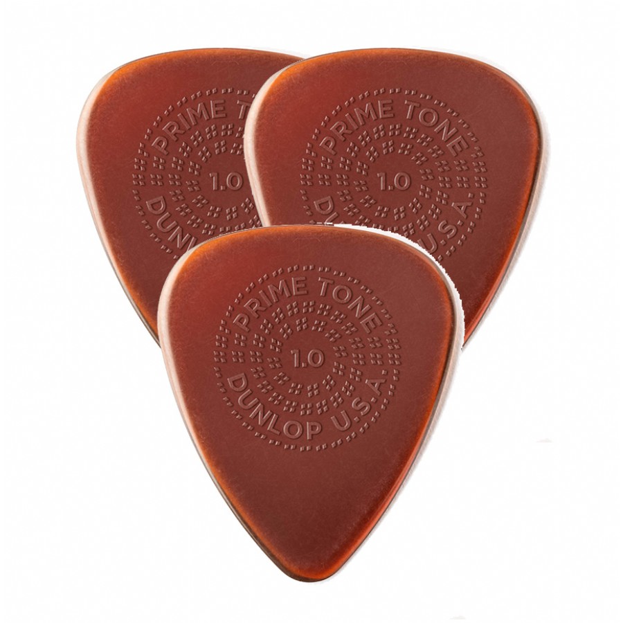 Jim Dunlop Primetone Standard Sculpted Plectra with Grip 1,00 mm 3'lü Pena