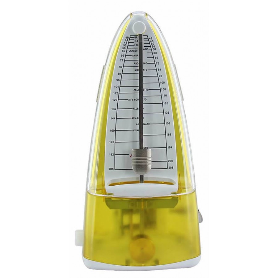 Aroma AM-706 Mechanical Metronome Sarı Mekanik Metronom