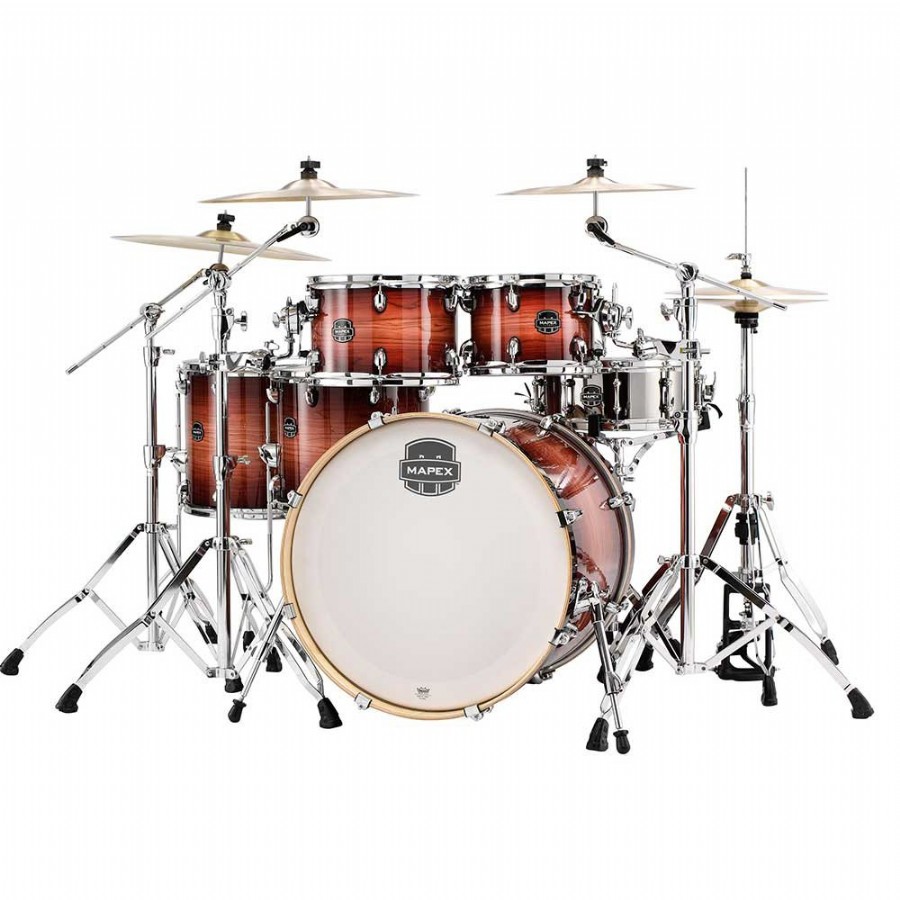 Mapex AR628SFU Armory 6 Piece Studioease Fast Shell Pack RA - Redwood Burst Akustik Davul