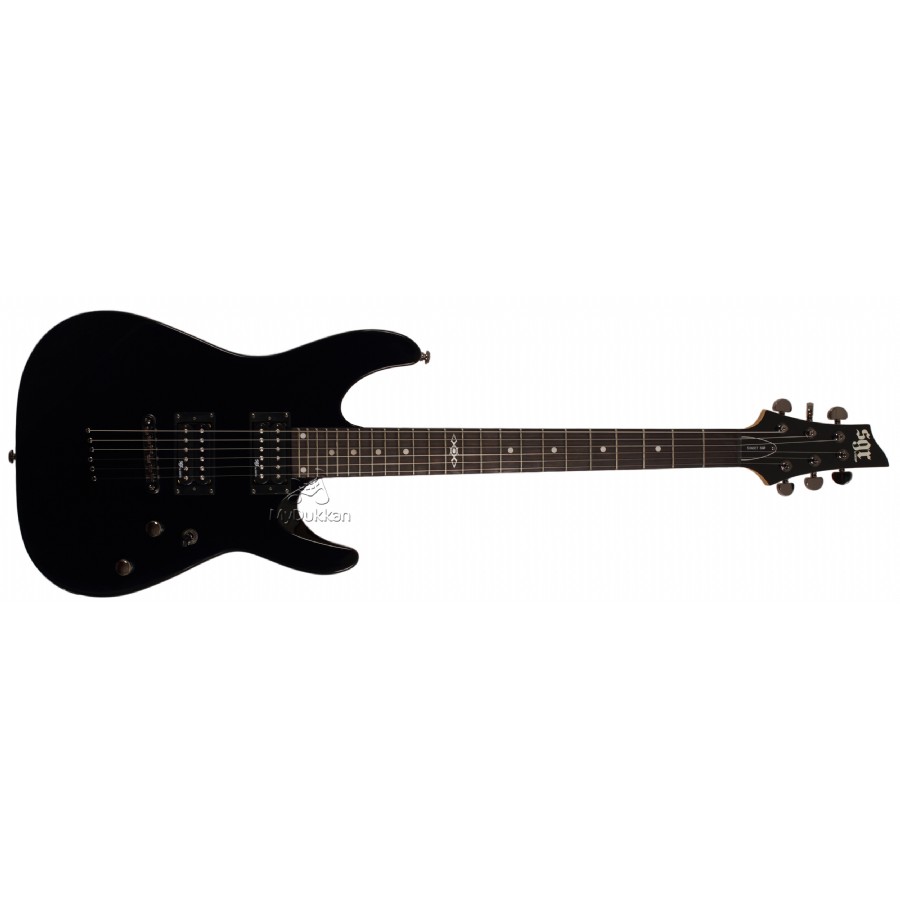 Schecter SGR Sunset Electric Guitar Pack Black Elektro Gitar Seti