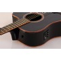 Fender F1020SCE Black Elektro Akustik Gitar