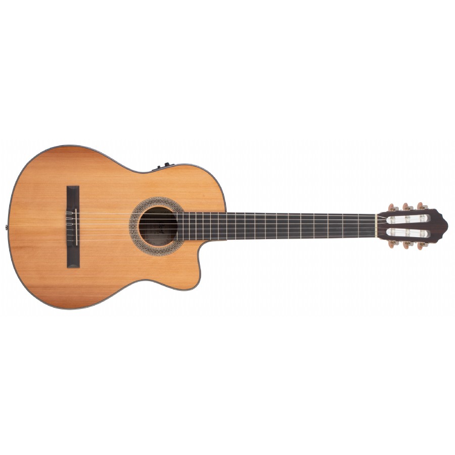 Cort AC250CF Natural Elektro Klasik Gitar