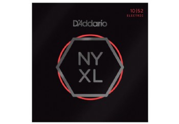 D'Addario NYXL1052 Nickel Wound Electric Guitar Strings, Light Top / Heavy Bottom, 10-52 Takım Tel -  Elektro Gitar Teli 010-052