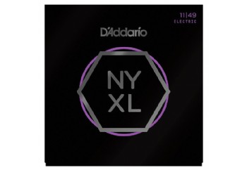 D'Addario NYXL1149 Nickel Wound Electric Guitar Strings, Medium, 11-49 Takım Tel - Elektro Gitar Teli 011-49