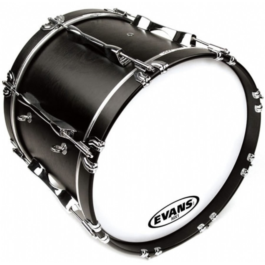 Evans MX1 White Bass Drum Head 16 inch - BD16MX1W Bando Davul Derisi