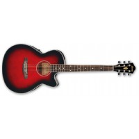 Ibanez AEG8E TRS - Transparent Red Sunburst