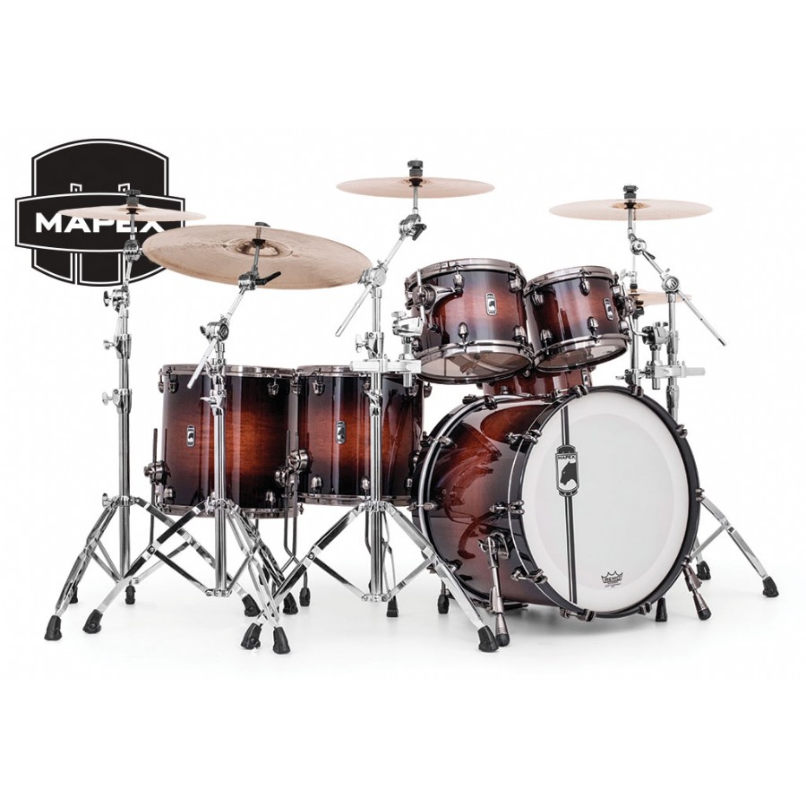 Mapex BPNL628XL Black Panther Blaster WU - Transparent Walnut Burst Akustik Davul