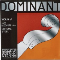 Thomastik Dominant Violin E 129 Medium Chrome Steel - Tek Tel