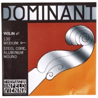Thomastik Dominant Violin E 130 Medium Steel Core Aluminum Wound - Tek Tel