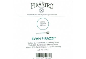 Pirastro Evah Pirazzi Violin Strings D-Re Teli - Keman Teli
