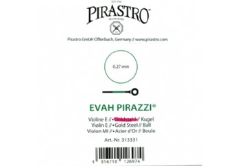 Pirastro Evah Pirazzi Violin Strings Platin E-Ball - Mi Teli - Keman Teli