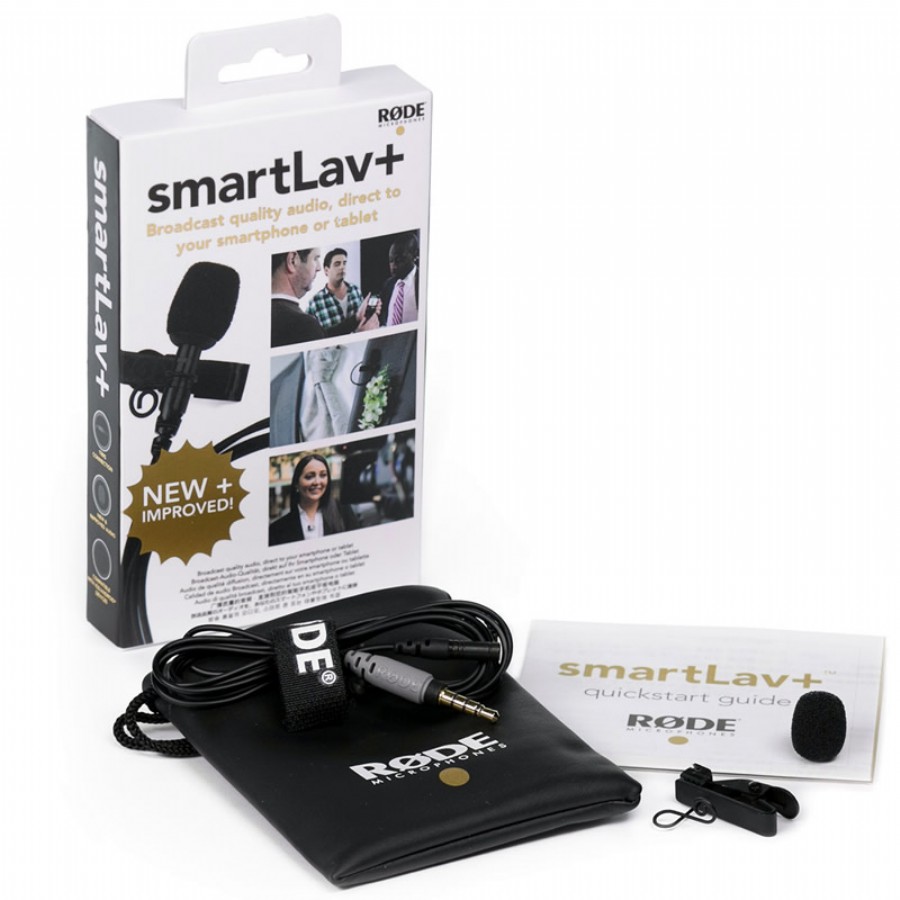 Rode smartLav+ Lavalier Microphone Akıllı Telefonlar için (iOS ve Android) Lavalier Mikrofon
