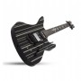 Schecter Synyster Custom-S Gloss Black w/Silver Pin Stripes Elektro Gitar
