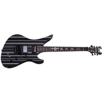 Schecter Synyster Custom-S Gloss Black w/Silver Pin Stripes