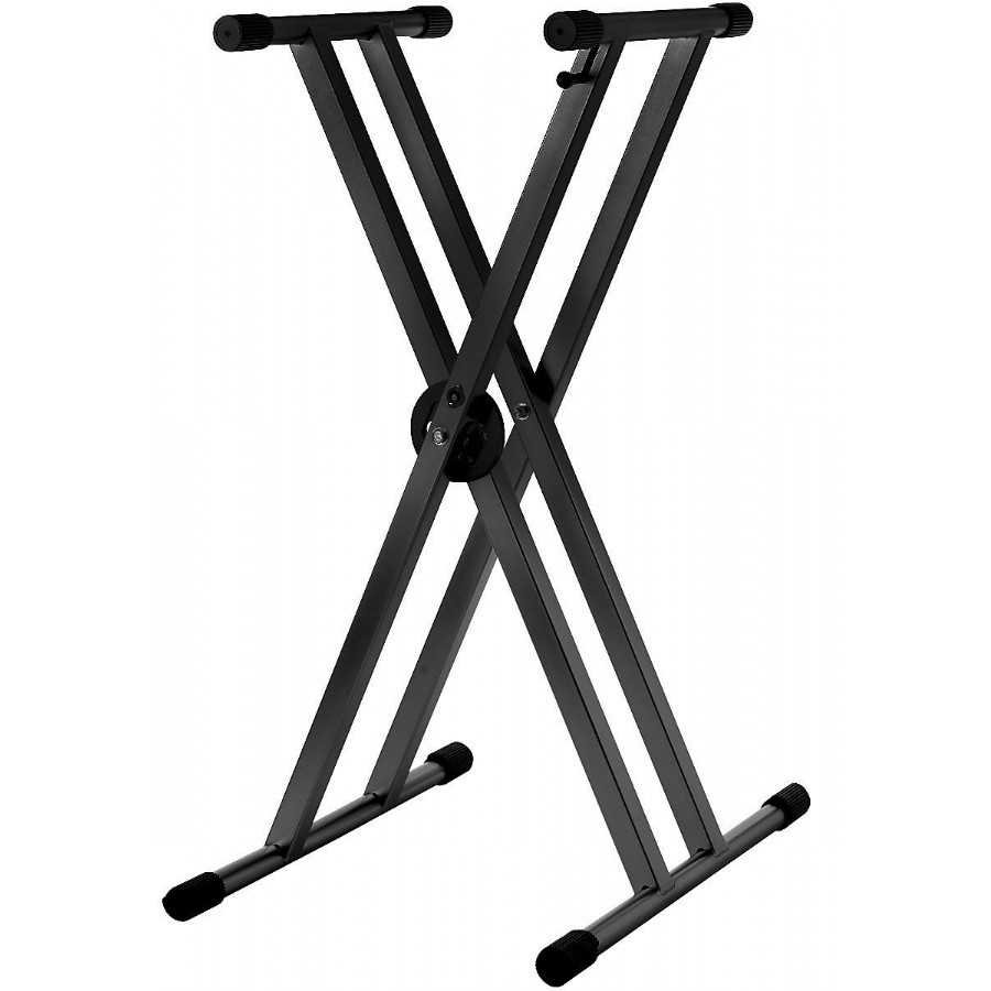 Strukture SK2XA-BK Double Braced Anodized Aluminum Keyboard Stand Klavye Sehpası