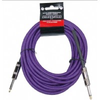 Strukture SC186 18.6ft Instrument Cable, Woven PP - Purple - 5.5 metre