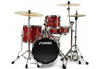 Sonor Special Edition Safari SSE 12 Red Galaxy Sparkle - Akustik Davul Seti