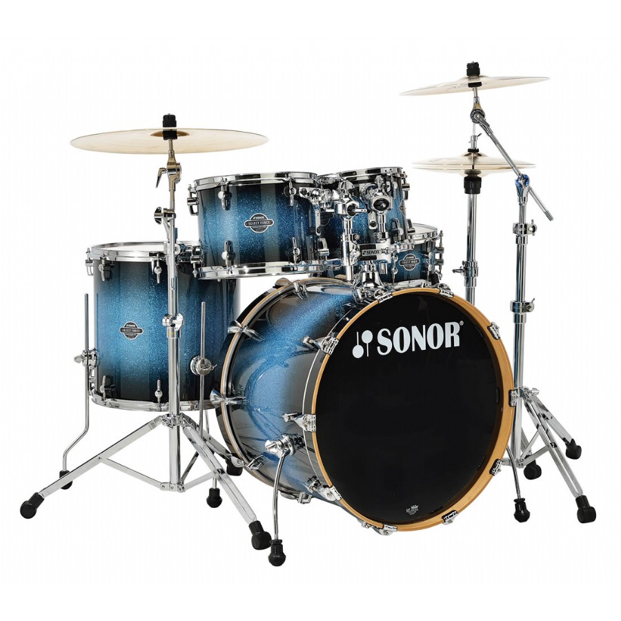 Sonor Select Force SEF 11 Studio WM Blue Galaxy Sparkle Akustik Davul Seti
