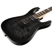Jackson JS32TQ Dinky Arch Top Transparent Black