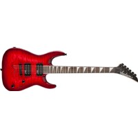 Jackson JS32TQ Dinky Arch Top Transparent Red