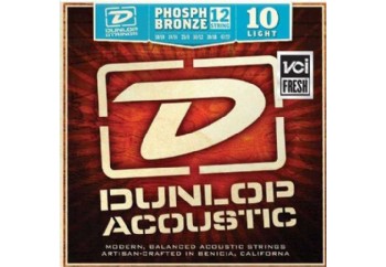 Jim Dunlop DAP1047J Phosphor Light Takım Tel - 12 Telli Akustik Gitar Teli 010-047