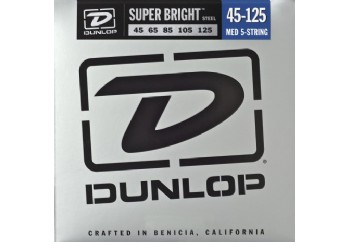 Jim Dunlop DBSBS45125 Super Bright Stainless Steel Takım Tel - 5 Telli Bas Gitar Teli 045-125