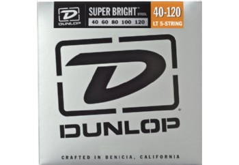 Jim Dunlop DBSBS40120 Super Bright Stainless Steel Takım Tel - 5 Telli Bas Gitar Teli 040-120