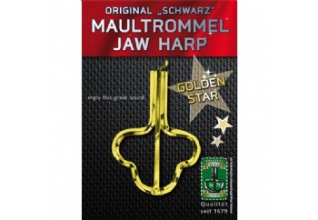 Musik Schwarz Golden Star Jaw Harp - Ağız Kopuzu
