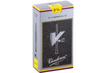 Vandoren V12 Bb Clarinet Reeds No: 2.5 -  Bb Klarnet Kamışı