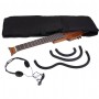 Aria AS-691B Sinsonido Series MH - Mahogany Elektro Akustik Bas Gitar