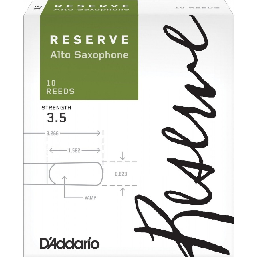 Daddario Reserve Alto Sax Reeds 3.5 - DJR1035 Alto Saksofon Kamışı