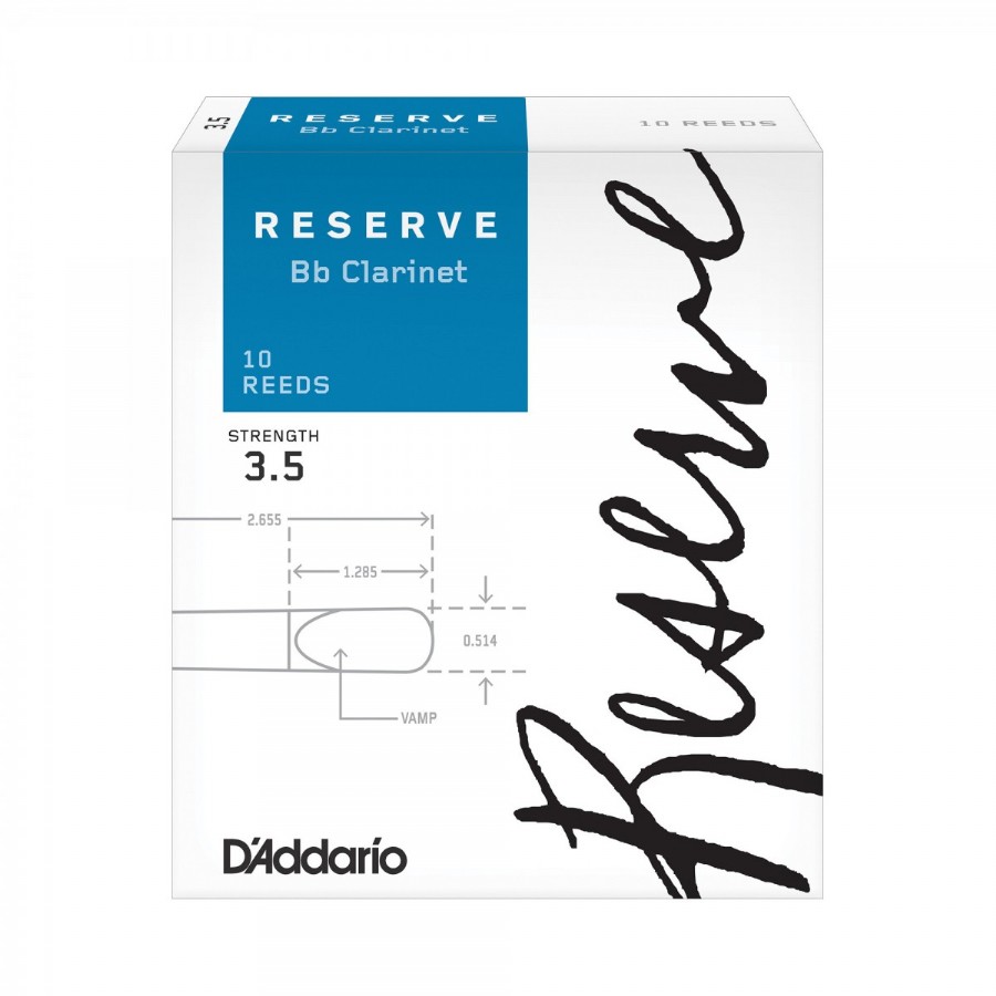 D'Addario Reserve Clarinet Reeds 3.5 - DCR1035 Sib Klarnet Kamışı