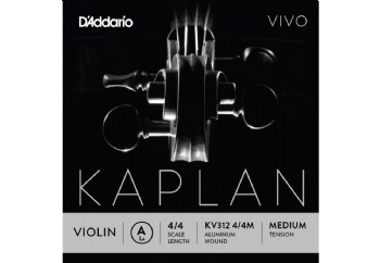 D'Addario Kaplan Vivo Series Violin String A (La) Medium - KV312 - Keman Teli