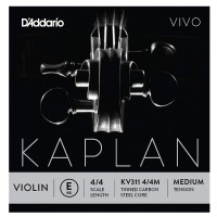 D'Addario Kaplan Vivo Series Violin String E (Mi) Medium Tek Tel - KV311