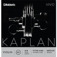 D'Addario Kaplan Vivo Series Violin String Set - 4/4 Medium - KV310 4/4M