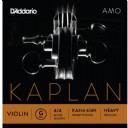 D'Addario Kaplan Amo Series Violin String KA314 4/4H Silver Wound Heavy Tension G (Sol) Tek Tel
