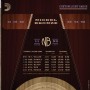 D'Addario NB1152 Nickel Bronze Acoustic Guitar Strings, Custom Light, 11-52 Takım Tel Akustik Gitar Teli 011-052