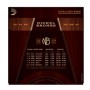 D'Addario NB1047 Nickel Bronze Acoustic Guitar Strings, Extra Light, 10-47 Takım Tel Akustik Gitar Teli 010-047