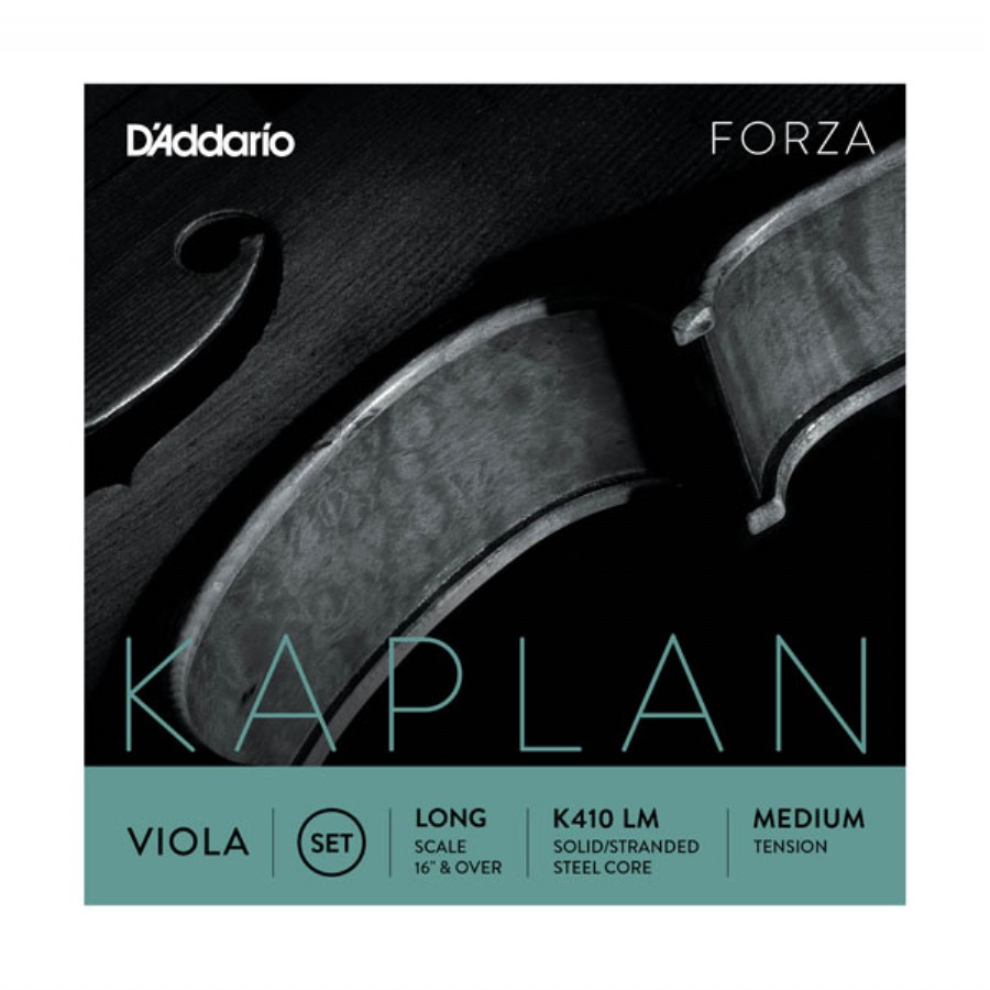 D'addario K410-LM Long Medium Kaplan Forza Viola Strings Takım Tel Viyola Teli