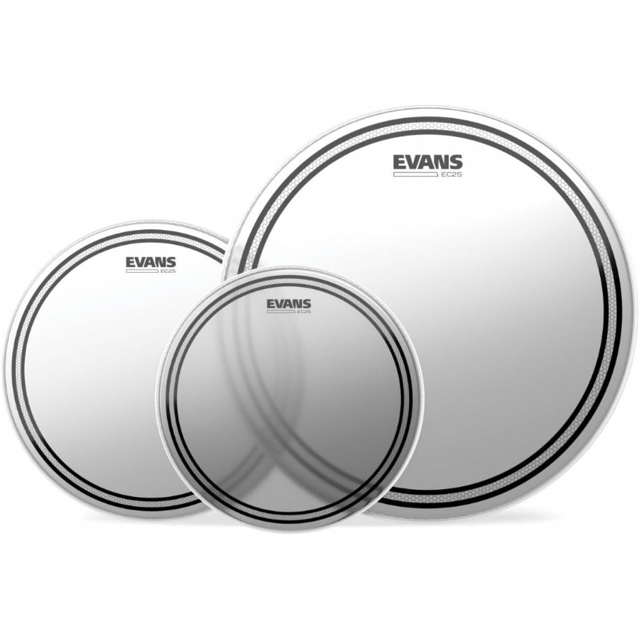 Evans EC2 Frosted Tom Pack-Fusion ETP-EC2SCTD-F Tom Derisi Seti