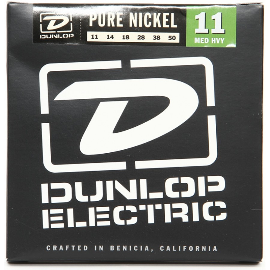 Jim Dunlop DEK1150 Pure Nickel Medium Heavy Takım Tel Elektro Gitar Teli 010