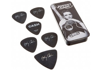 Jim Dunlop JCPT01M Johnny Cash Memphis Pick Tin Medium 5 Adet - Pena