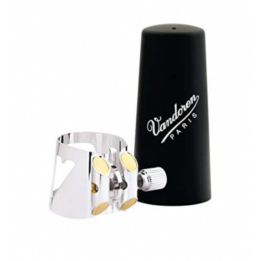 Vandoren Ligature&Cap Optimum Bb Clarinet Plastik Kapaklı Klarnet Ligatür&Kapak