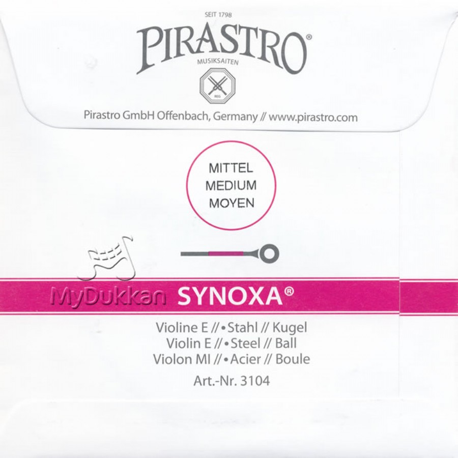 Pirastro Synoxa Violin Set E (Mi) Tek Tel Keman Teli