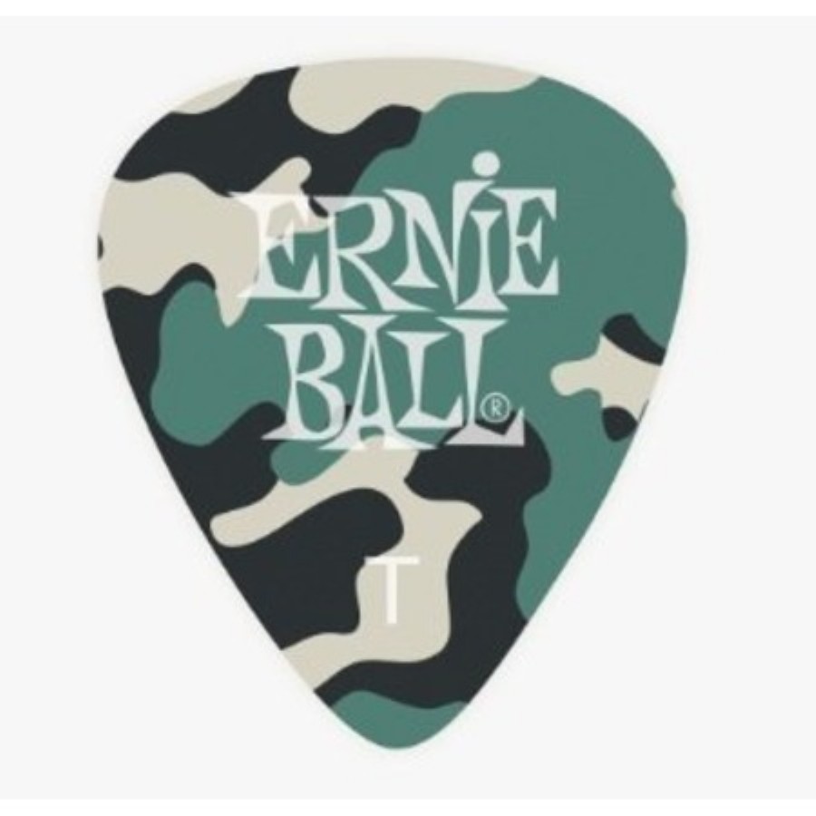 Ernie Ball Camouflage Picks Thin 1 Adet Pena
