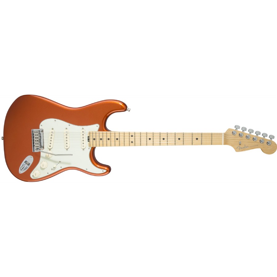 Fender American Elite Stratocaster Autumn Blaze Metallic - Maple Elektro Gitar