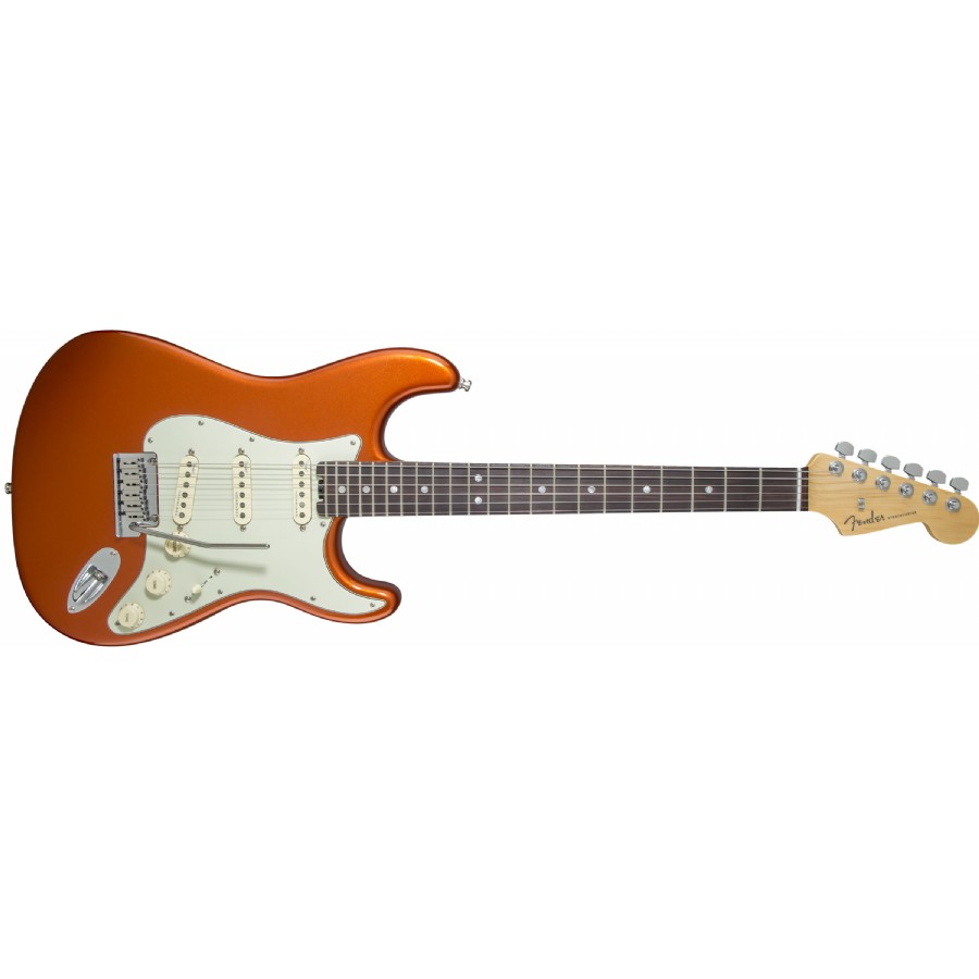 Fender American Elite Stratocaster Autumn Blaze Metallic - Rosewood Elektro Gitar