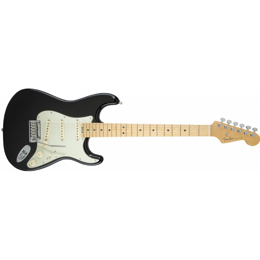 Fender American Elite Stratocaster Mystic Black - Maple Elektro Gitar